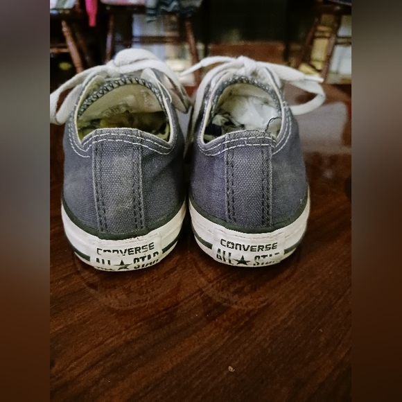 Converse All Star Blue Kids size 2 sneakers - Picture 3 of 6
